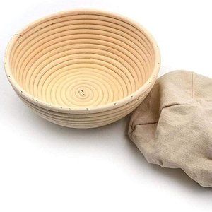 9 Inch Premium Round Bread Banneton Basket with Liner